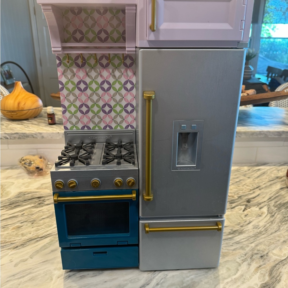 American Girl Kitchen Stove Combo - EUC